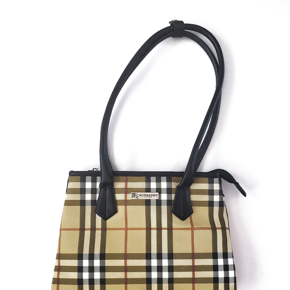 Authentic Vintage Burberry Nova Check Mini Tote - Picture 3 of 16